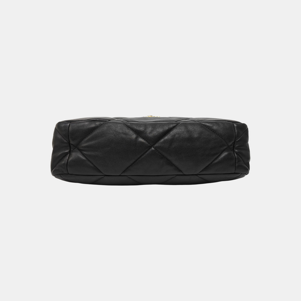 CHANEL 19 Medium Quilted Lambskin Black