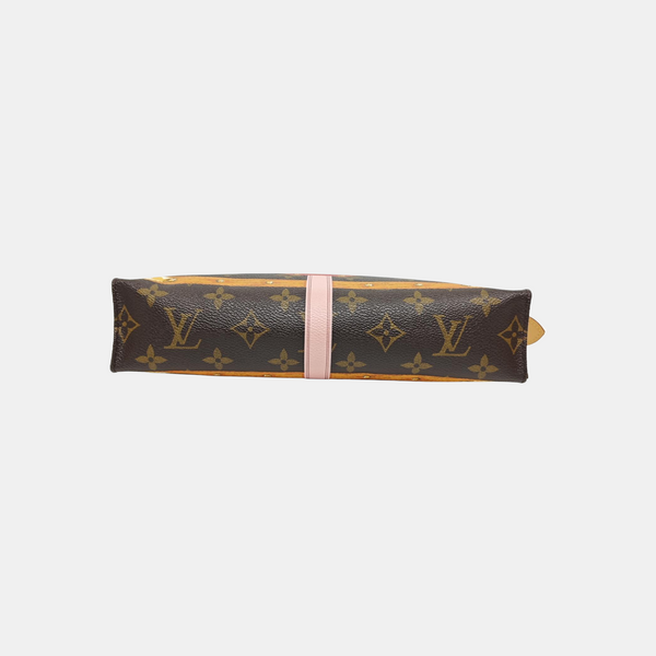 TOILET POCKET 26 Monogram Coated Canvas Brown