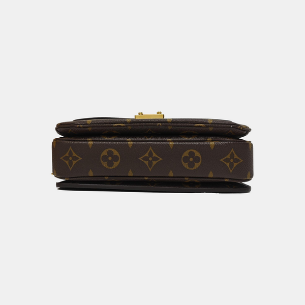 MÉTIS EAST WEST Monogram Coated Canvas Brown