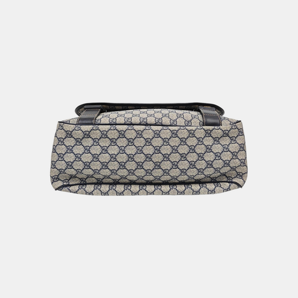 Monogram Coated Canvas Shoulder Bag Beige