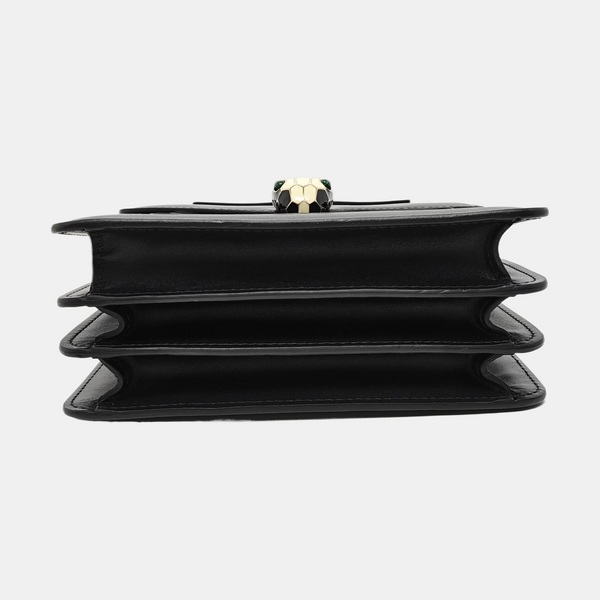 SERPENTI FOREVER Small Calfskin Black