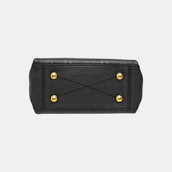 SURENE BB Monogram Calfskin Black