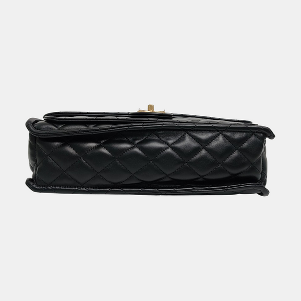 CLASSIC FLAP Maxi Quilted Lambskin Black