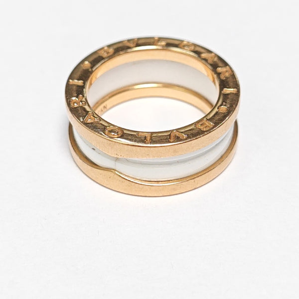 B.ZERO1 18k Rose Gold Ring EU 49