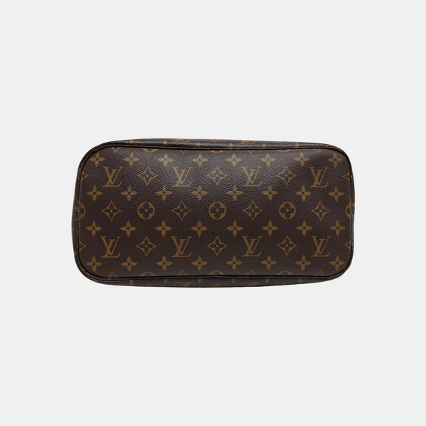 NEVERFULL MM Monogram Coated Canvas Brown
