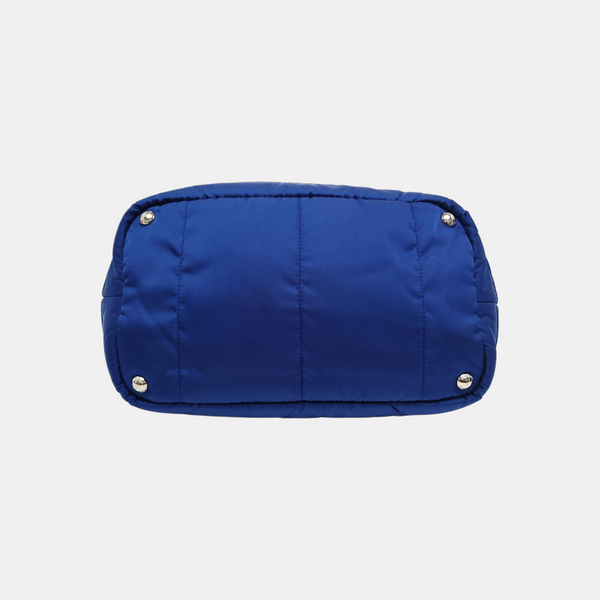 Nylon Quilted Nylon Blue
