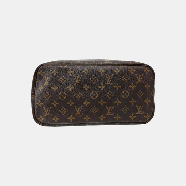 NEVERFULL MM Monogram Coated Canvas Brown