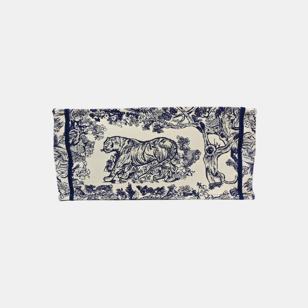 Book Tote Medium Canvas Blue