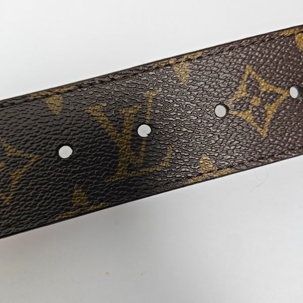 Coated Canvas Belt Brown