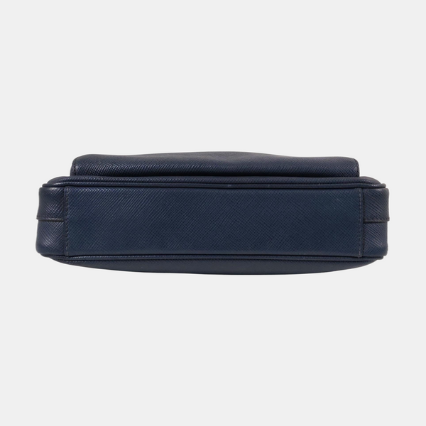 Saffiano Calfskin Tote Bag Blue