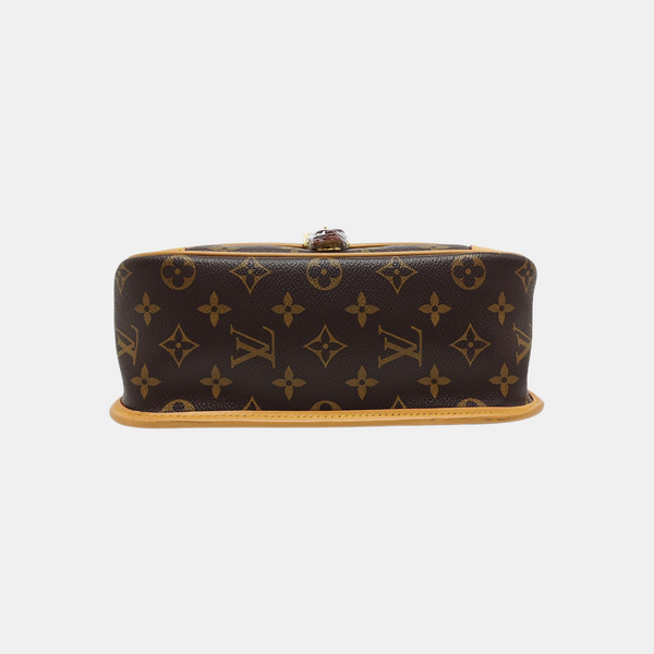 DIANE Monogram Coated Canvas Brown