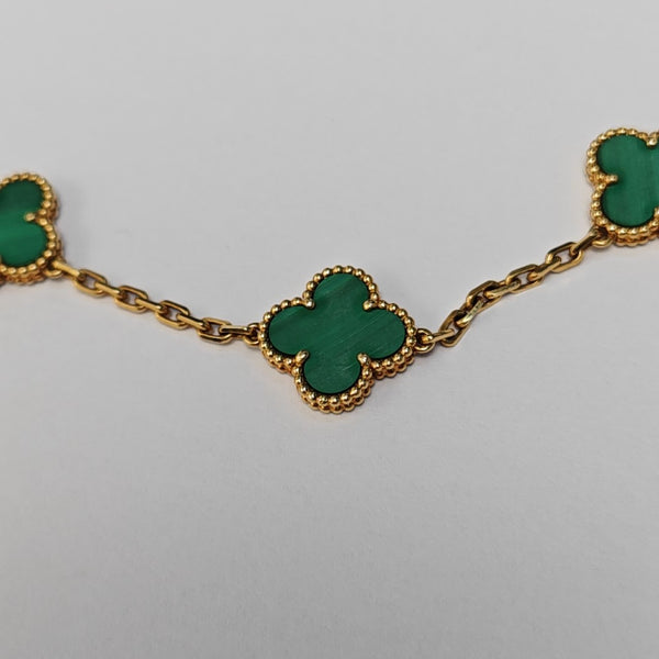 Vintage Alhambra 18k Gold Bracelet