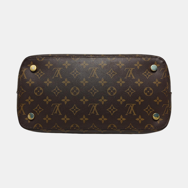 LOCKIT MM Monogram Coated Canvas Brown