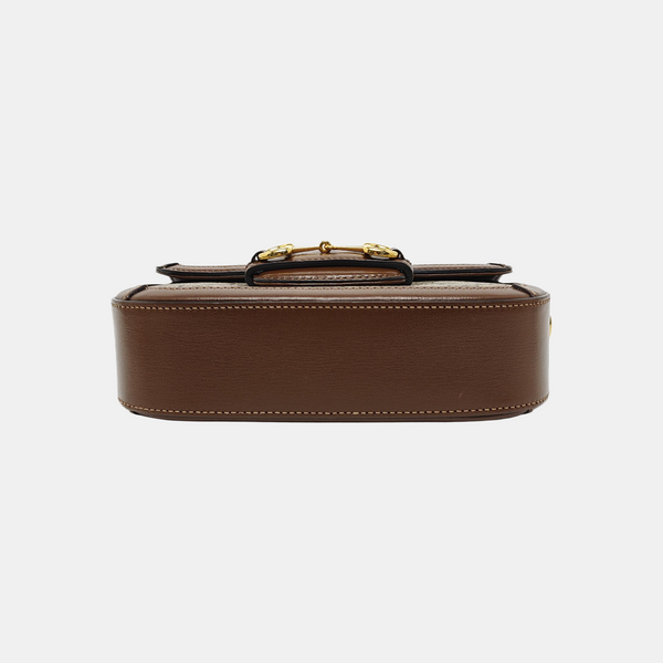 Horsebit 1955 Mini Coated Canvas Beige