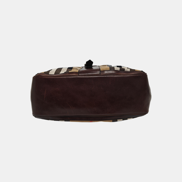 Canvas Shoulder Bag Brown