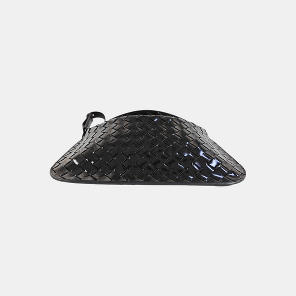 Intrecciato Patent Leather Black