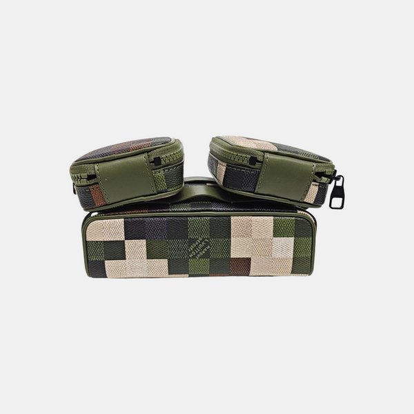 UTILITY Damier Coated Canvas Green