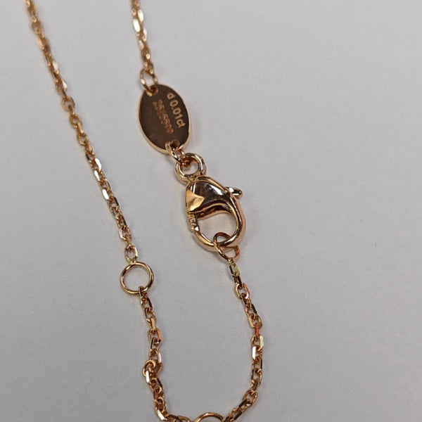 Jeux De Liens 18k Rose Gold Necklace