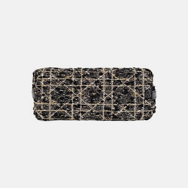 Diorstar Hobo Cannage Fabric Black