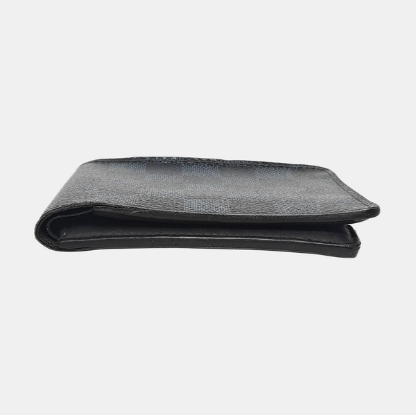 SLENDER Damier Coated Canvas Blue Wallet