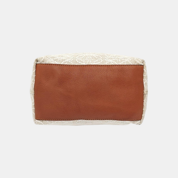 Monogram Canvas Shoulder Bag Beige