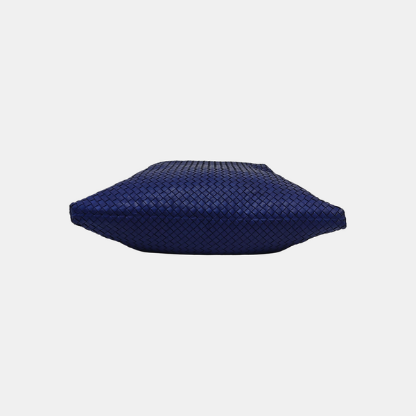 Lambskin Top Handle Bag Blue