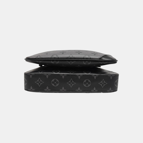 TRIO Monogram Coated Canvas Gray