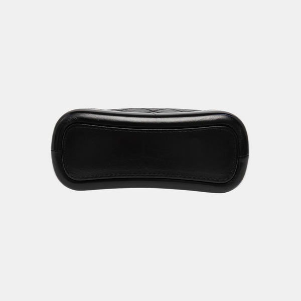GABRIELLE Small Quilted Vintage Calf Black