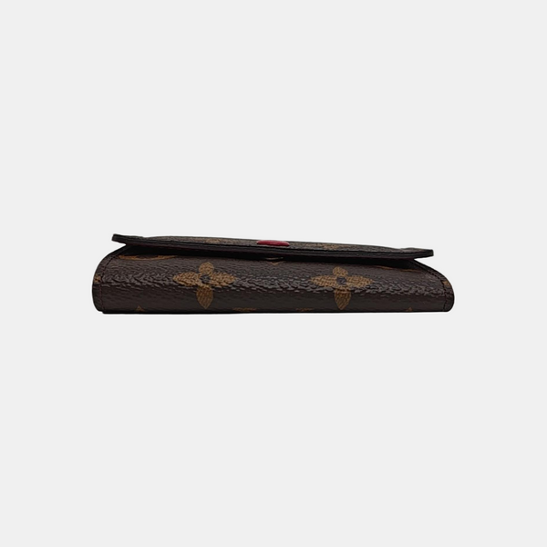 Monogram Coated Canvas Key Pouch Brown