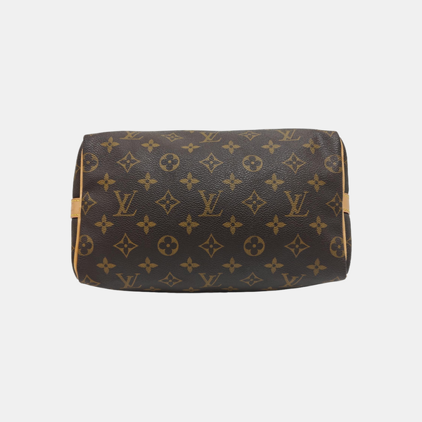 SPEEDY 25 Monogram Coated Canvas Brown