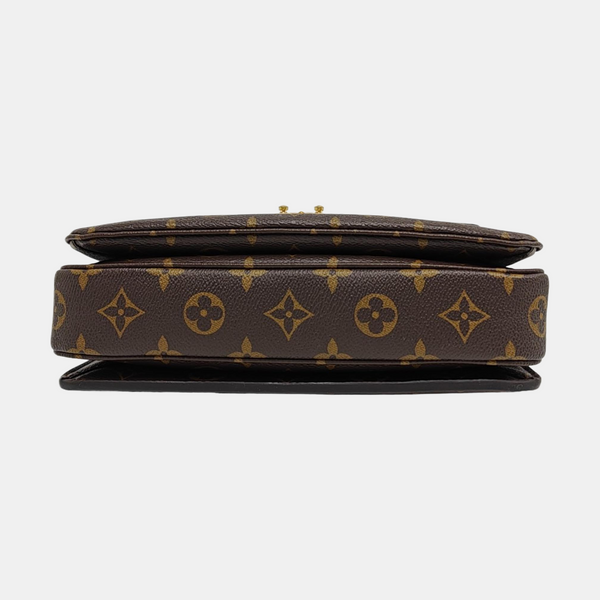 MÉTIS MM Monogram Coated Canvas Brown