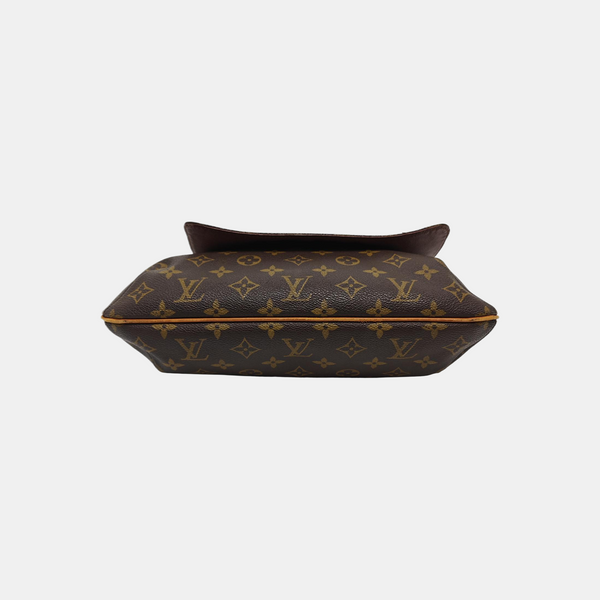 MUSETTE TANGO Monogram Coated Canvas Brown