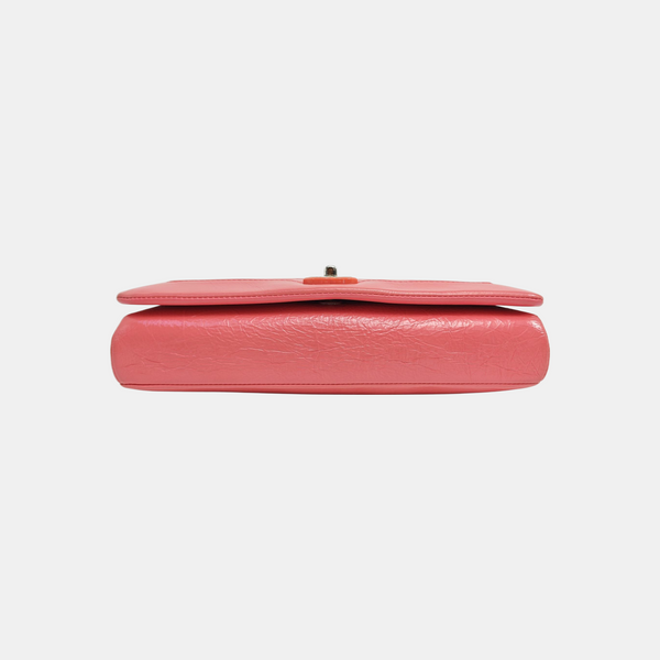 Quilted Calfskin Shoulder Bag Pink