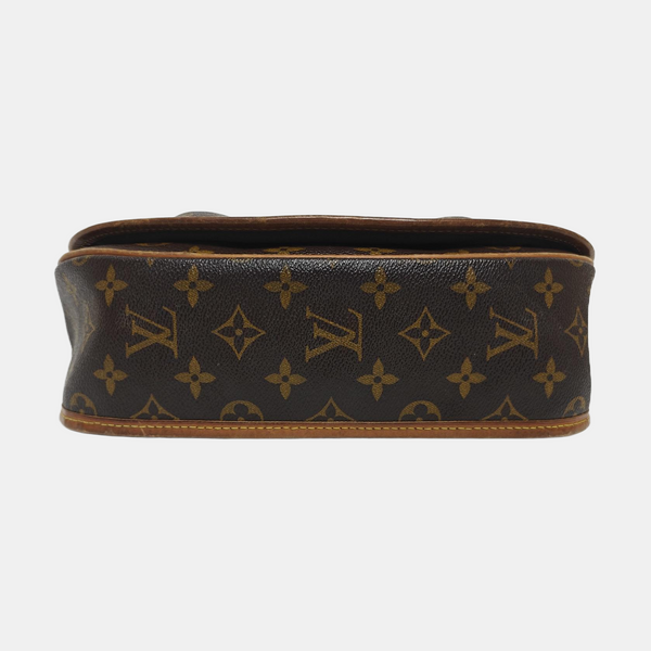 MENILMONTANT PM Monogram Coated Canvas Brown