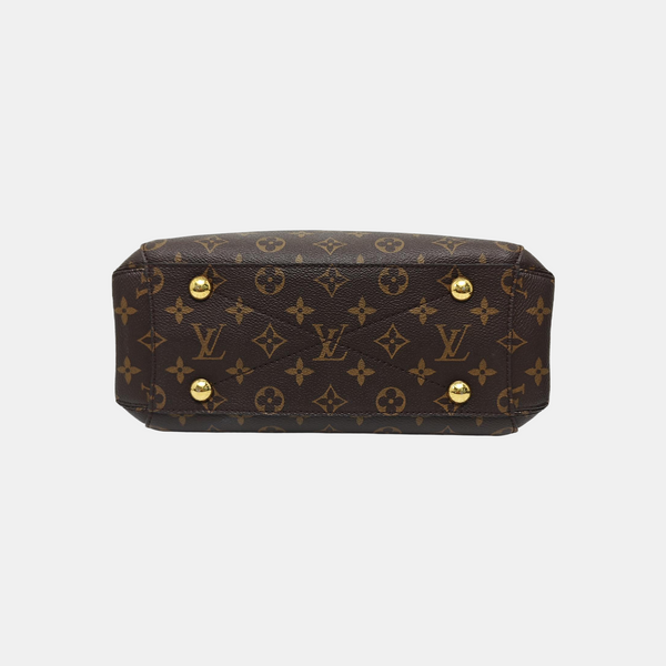 MONTAIGNE BB Monogram Coated Canvas Brown