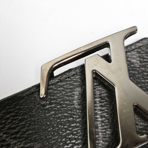 Coated Canvas Belt Black