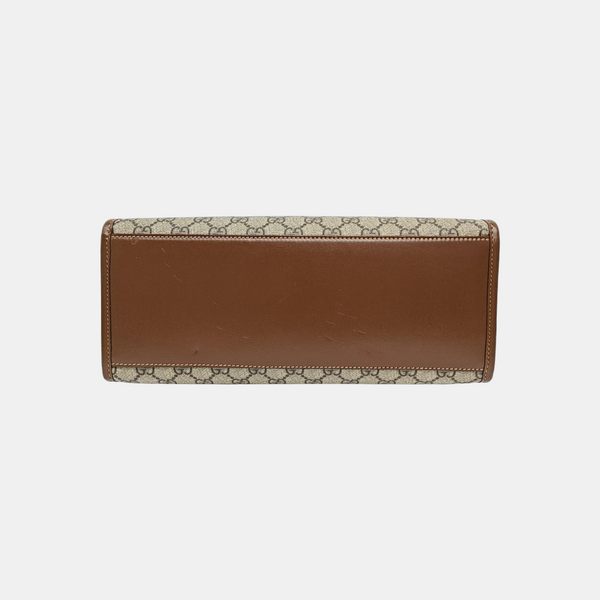 Retro Small Monogram Coated Canvas Brown