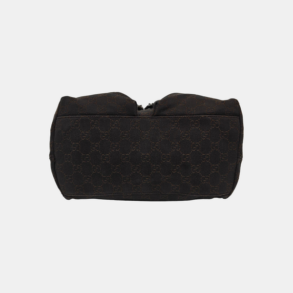 Monogram Canvas Top Handle Bag Brown