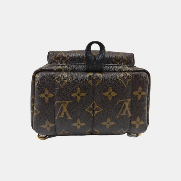 PALM SPRINGS Mini Monogram Coated Canvas Brown
