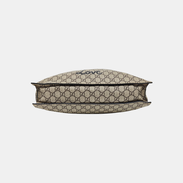 GG Supreme Monogram Coated Canvas Brown