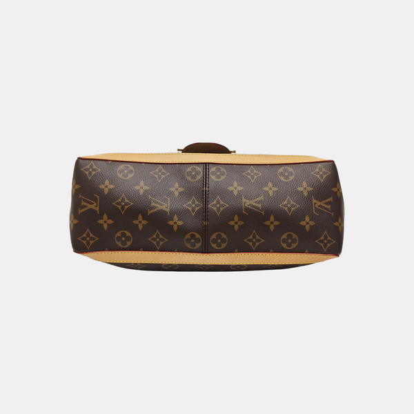 DAUPHINE GM Monogram Coated Canvas Brown