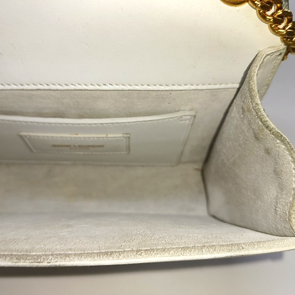 KATE Mini Calfskin White