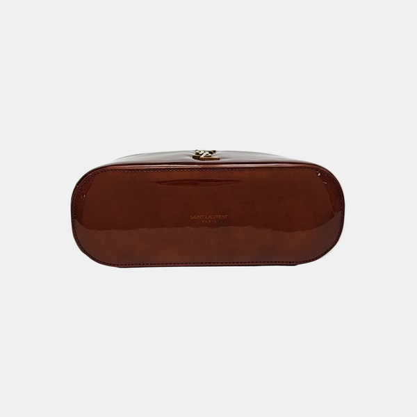 80'S VANITY Patent Leather Brown