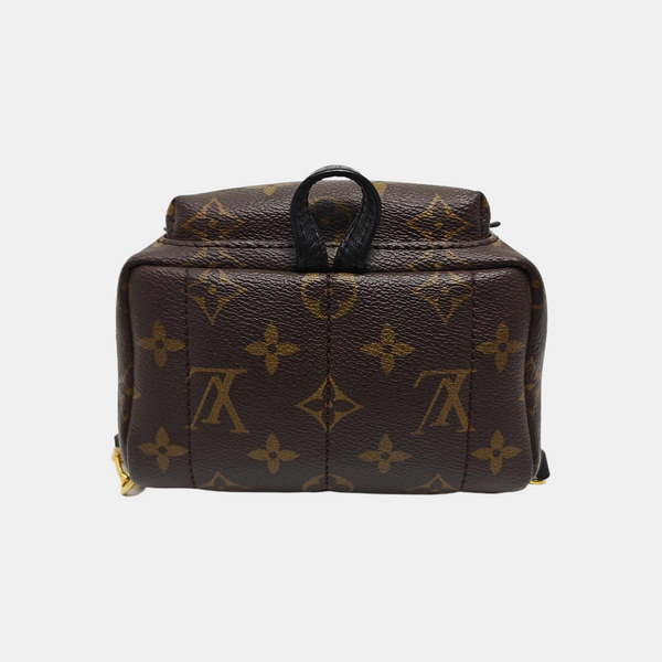 PALM SPRINGS Mini Monogram Coated Canvas Brown