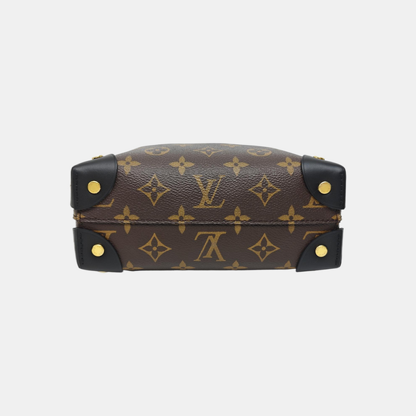 PETITE MALLE Monogram Coated Canvas Brown