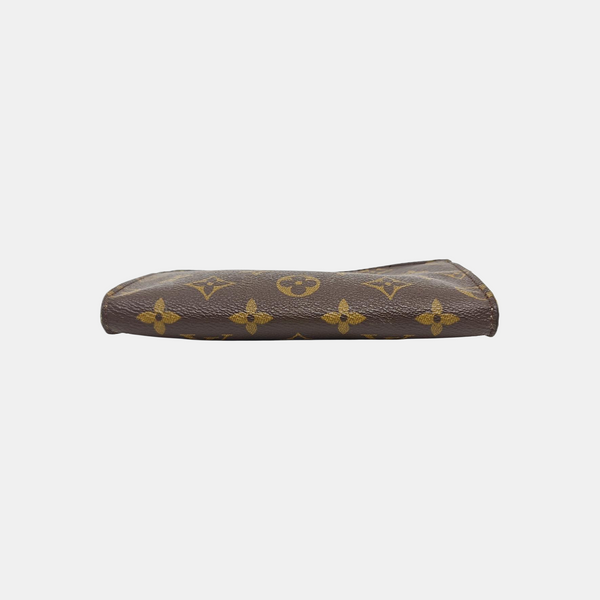 BUCKET Monogram Coated Canvas Brown