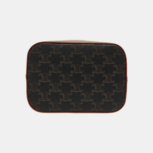 TRIOMPHE CANVAS Small Coated Canvas Brown