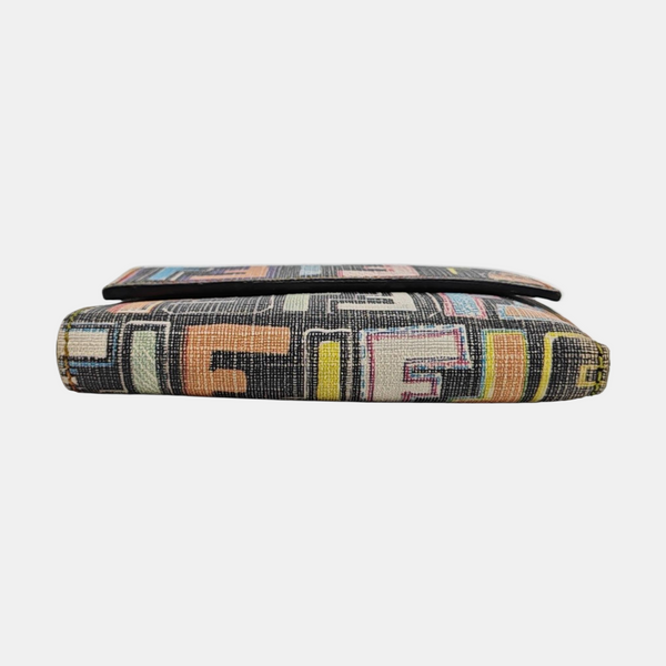 Monogram Coated Canvas Wallet Multicolor