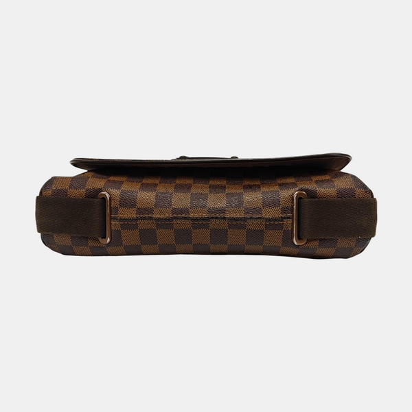 BROOKLYN Damier Ebene Coated Canvas Brown