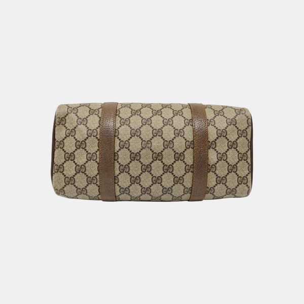 Monogram Coated Canvas Top Handle Bag Beige